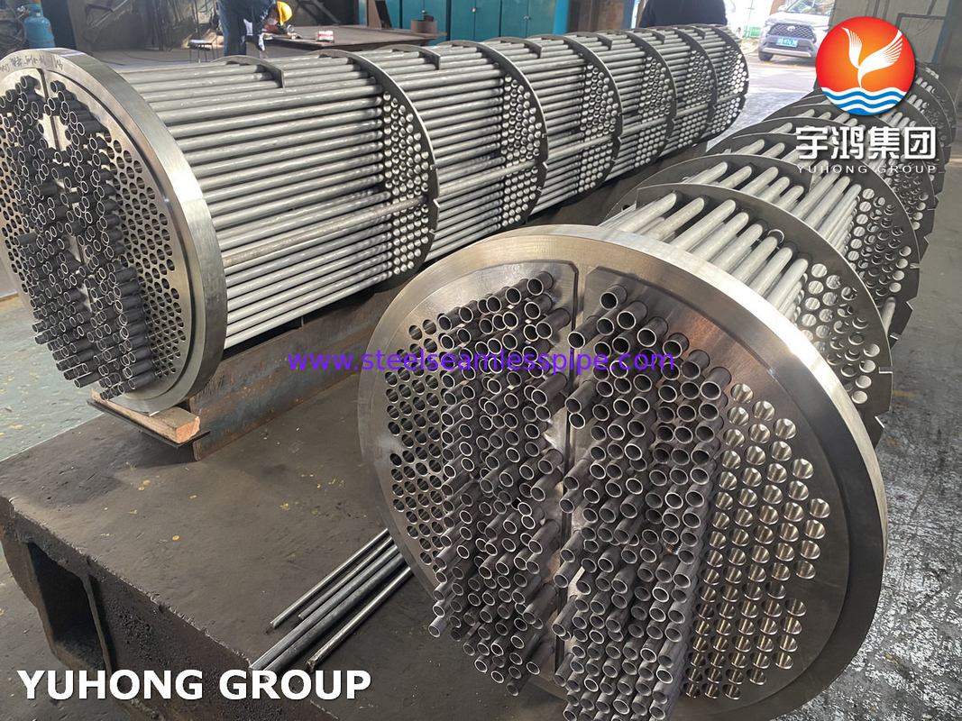 Heat Exchanger Tube Bundle, Stainless Steel Seamless Tube  ASME SA213 TP316L , Tubesheet  SA350 LF2 CL1N
