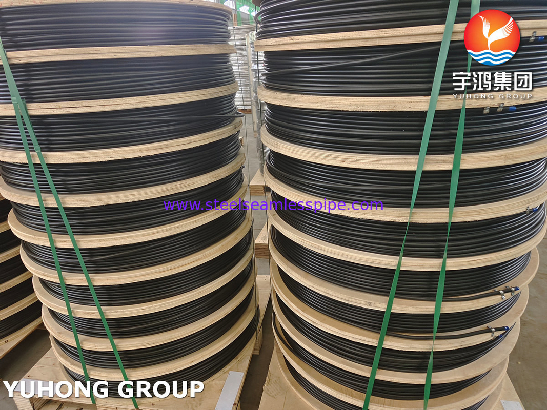 PVC Sheathed Multicore Coil Tube With Stainless Steel, Copper, Copper-Nickel Alloy Tube