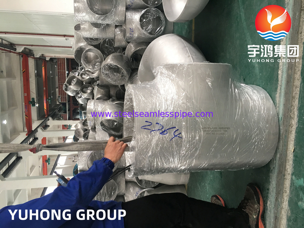 ASTM A403,ASME SA403,EN10253-4 WP304 1.4301 STAINLESS STEEL BUTT WELD TEE