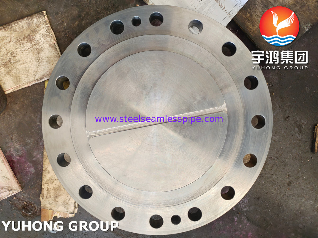 ASME SA266 Gr.2N FK Carbon Steel Tubesheet, Channel Cover Flange For Heat Exchanger