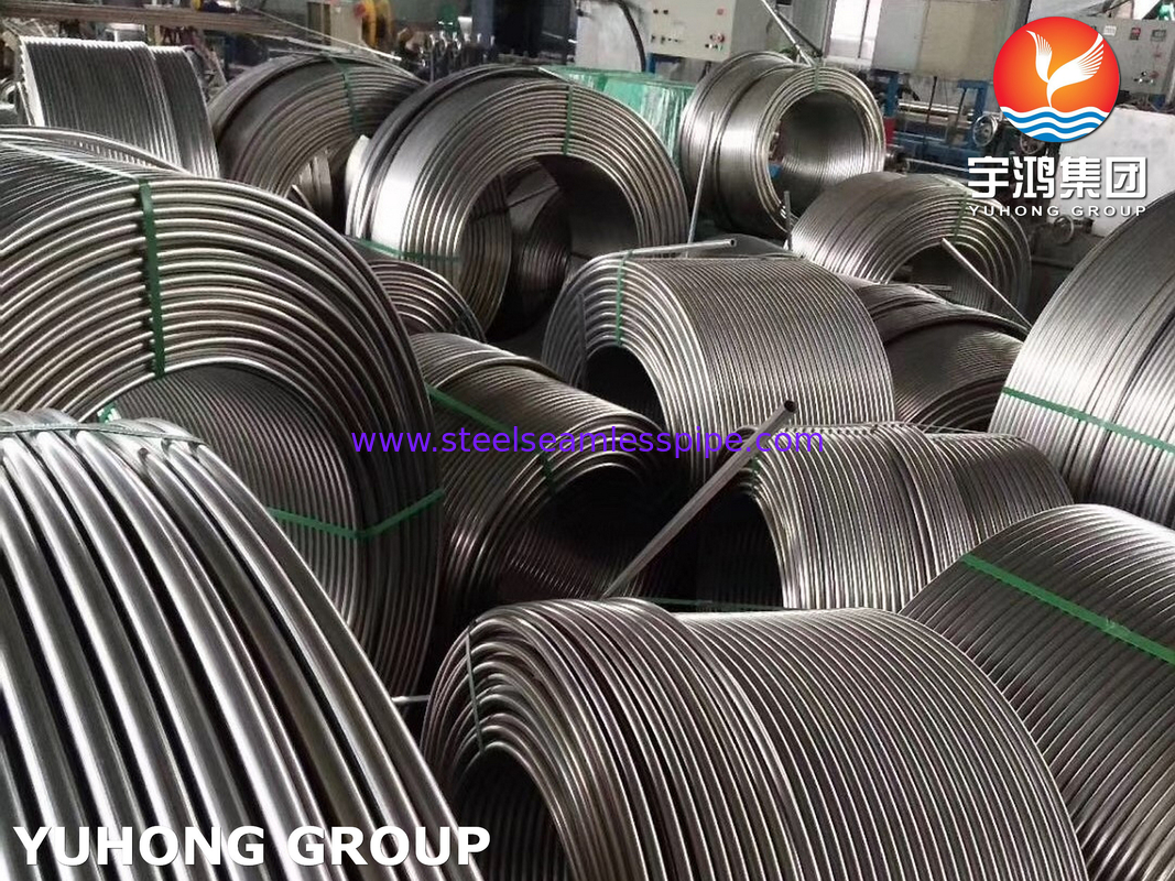 ASTM A269 TP316L BA Stainless Steel Tube Coil Tube for Heating and Cooling