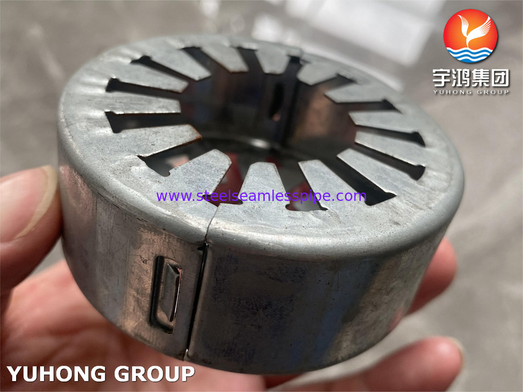 Fin Sample And Fin Tube Hoop Used On Fin Tube used On Heat Exchanger