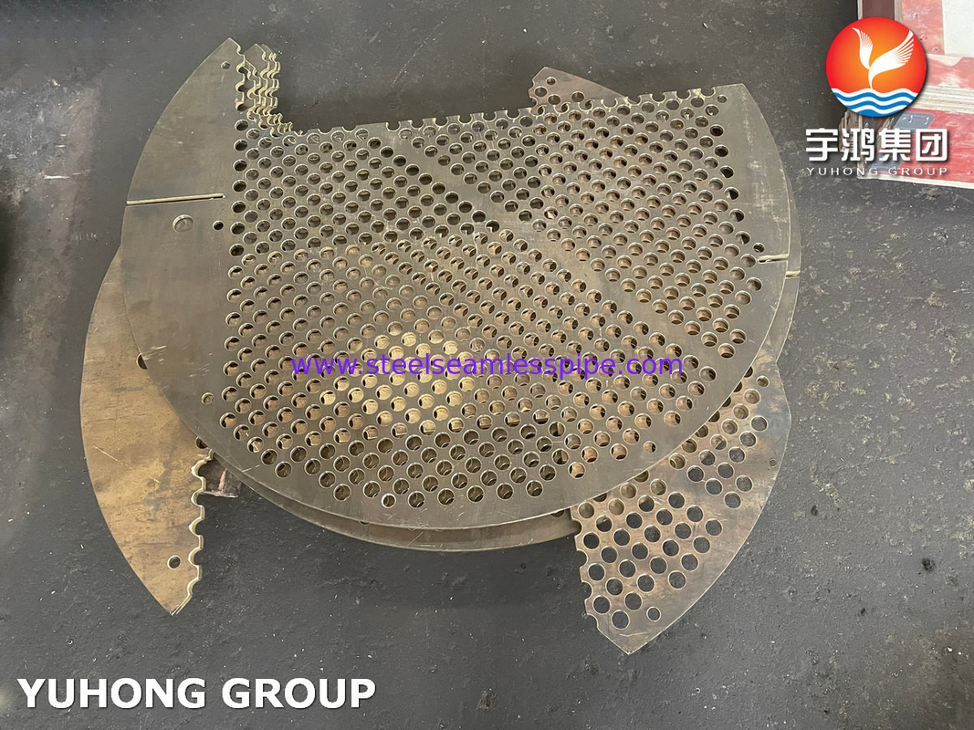 ASME SB171 C71500  Transverse baffle, longitudinal baffle, Impingement plate for  Heat Exchanger Application