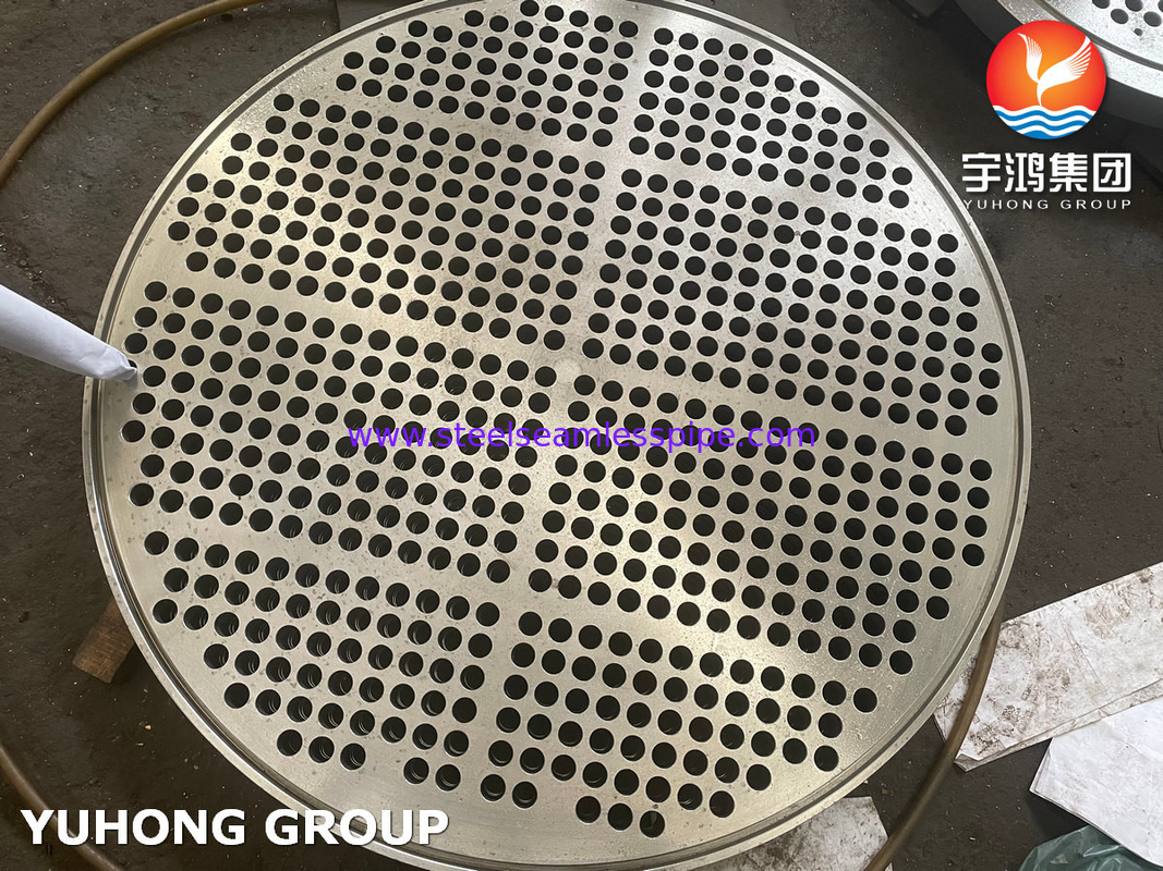 High Strength Steel Baffle And Tube Sheet Used In Heat Exchanger / Boiler / Air Conditing