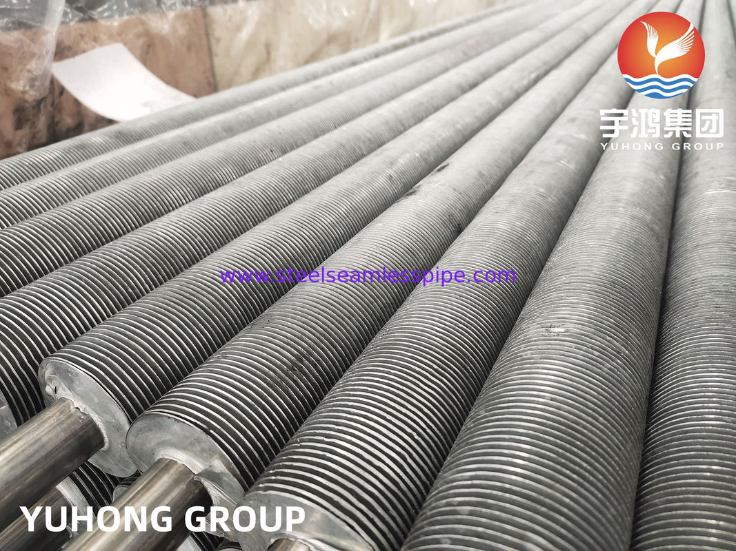 Aluminum Finned Tube with G/L/KL/HFW Fin Type and Customized Base Tube OD for Efficient Heat Transfer