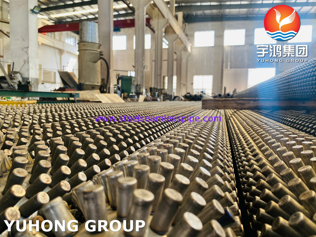 Studded Fin Tube ASME SA335 P5 13Cr (SS 410) Pin Tube For Steam Reforming Furnace