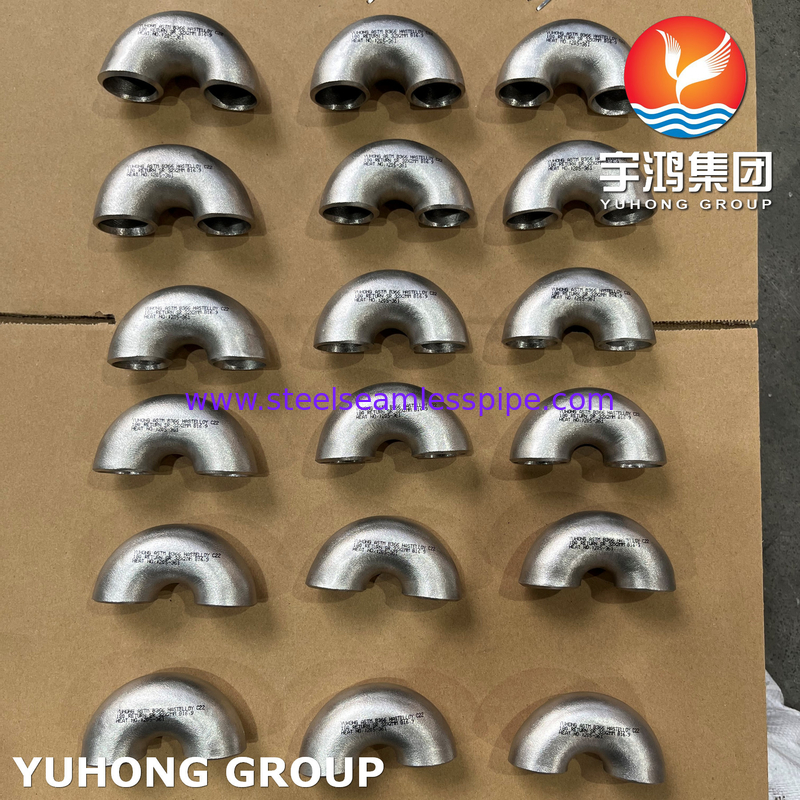 ASTM B366 Hastelloy C22 Nickel Alloy Steel 180 Deg SR Return