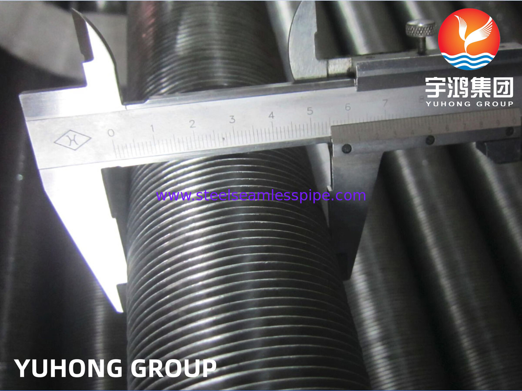 Embedded G Type Finned Tube ASME SA210 Gr.A1 Seamless Tube With Aluminum Al1060