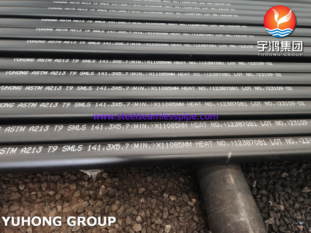 ASME SA213 T9 T11 T22 T91 Alloy Steel Seamless Tube For Fired Furnace Tube