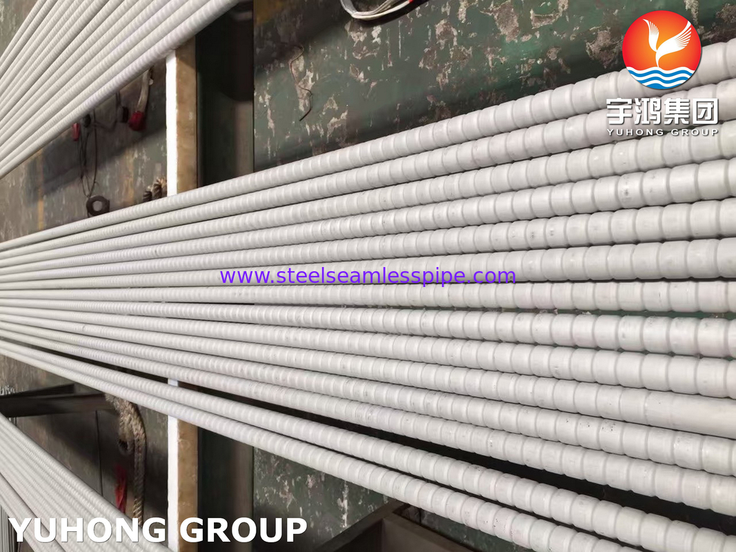 GOST9941 12X18H10T TP321 Stainless Steel Corrugated Fin Tube for Air Cooler