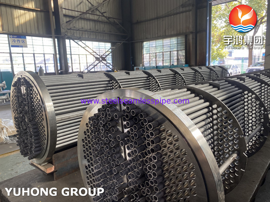 Heat Exchanger Tube Bundle, Stainless Steel Seamless Tube  ASME SA213 TP316L , Tubesheet  SA350 LF2 CL1N