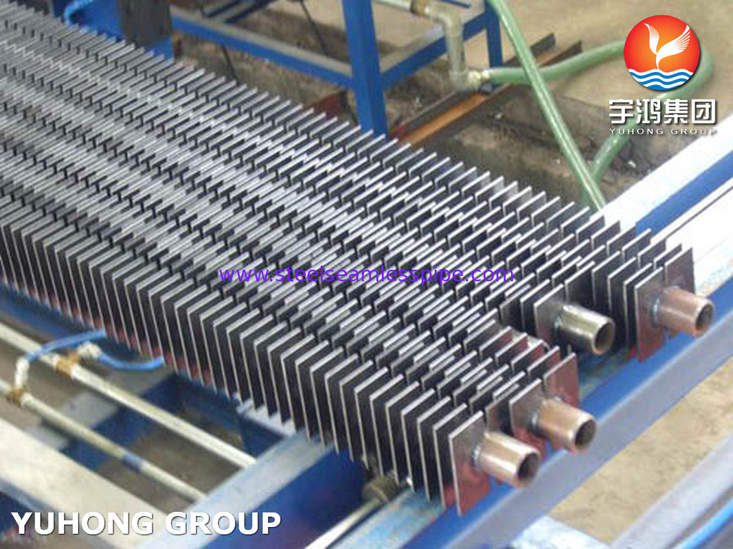 H Type Fin Tube Stainless Steel Square Finned Tube For Economizer