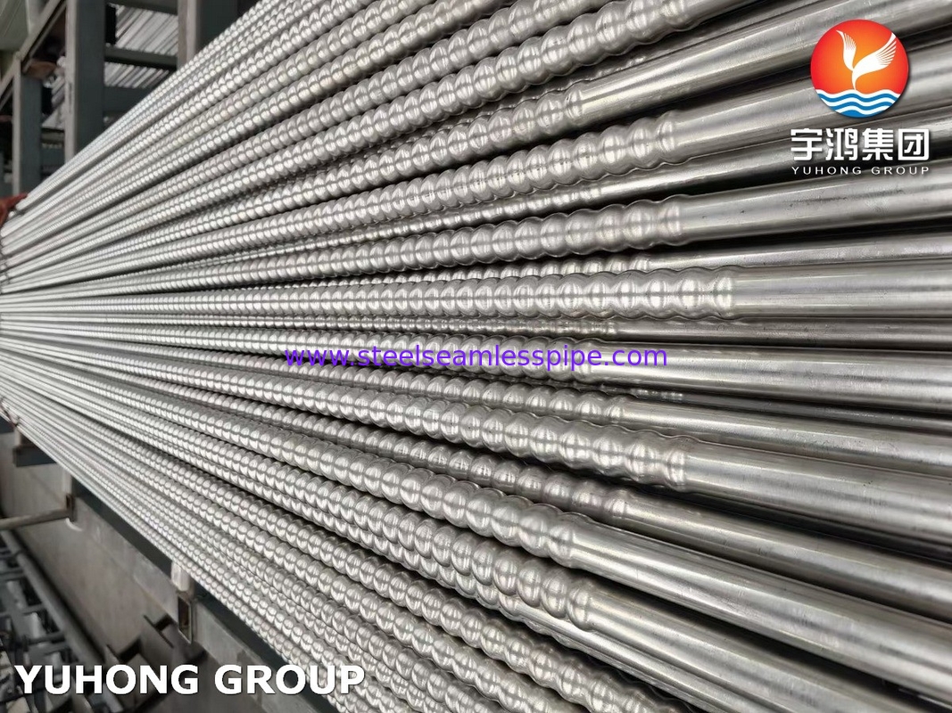 ASTM A213 TP304 Stainless Steel Corrugated Tube Enhanced Heat Transfer Tube