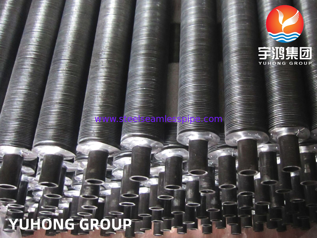 L Type Finned Pipe A179 ASME SA179 With Aluminum 1060 For Air Cooled Condenser