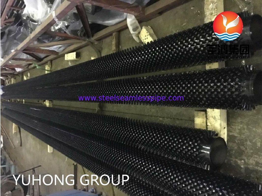 Sandblasted Oval Tube Shape ASTM A335 P9 Studded Finned Tube for High Frequency Welding
