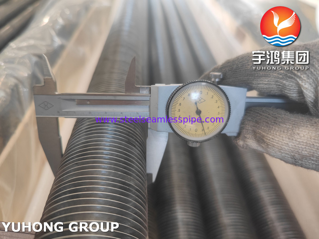 L Type Finned Tube A179 Aluminium 1060 For Air Cooled Heat Exchanger