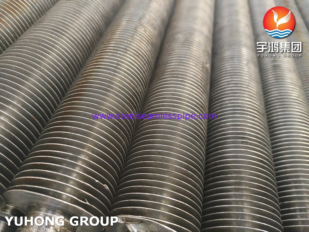 G Type Embedded Spiral Finned Tube ASME SA179 Seamless Heat Exchanger Tube