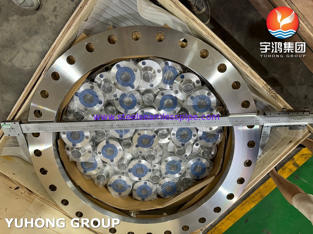 ASTM A240 F904L AWWA C207 Table 2 Class D Steel Ring Flange For Water System