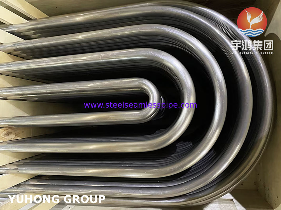 Monel 400 UNS N04400 U Bend Tube ASME SB163 Seamless Nickel Alloy Tube