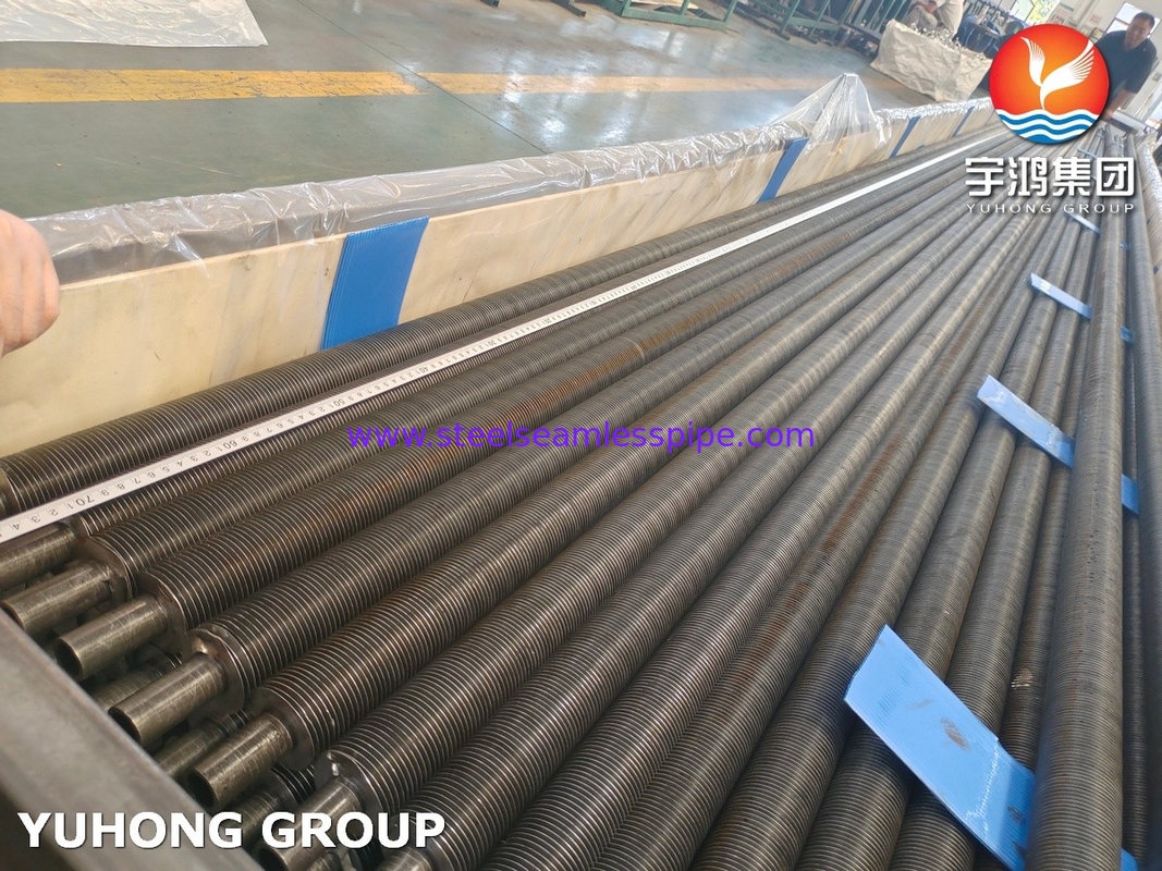 L Type Finned Pipe A179 Aluminium 1060 1100 For Cooling Tower