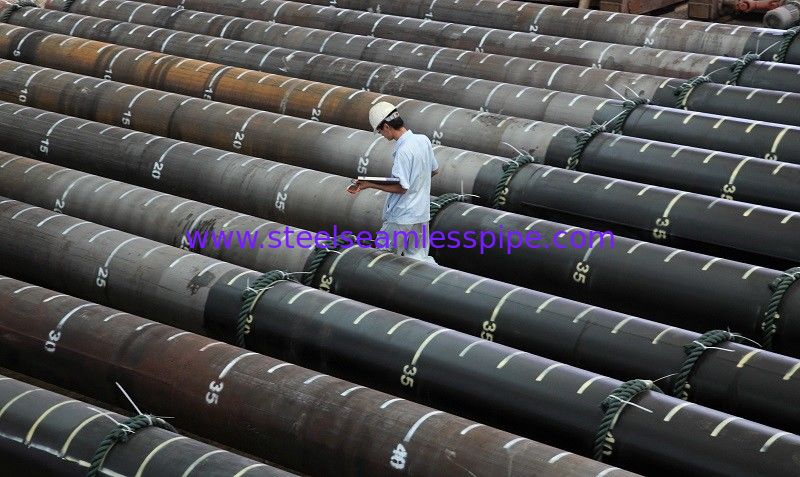 Cr - Mo alloy steel pipes ASTM A691 1Cr 3Cr 5Cr 9Cr Electric Fusion Weldding pipe
