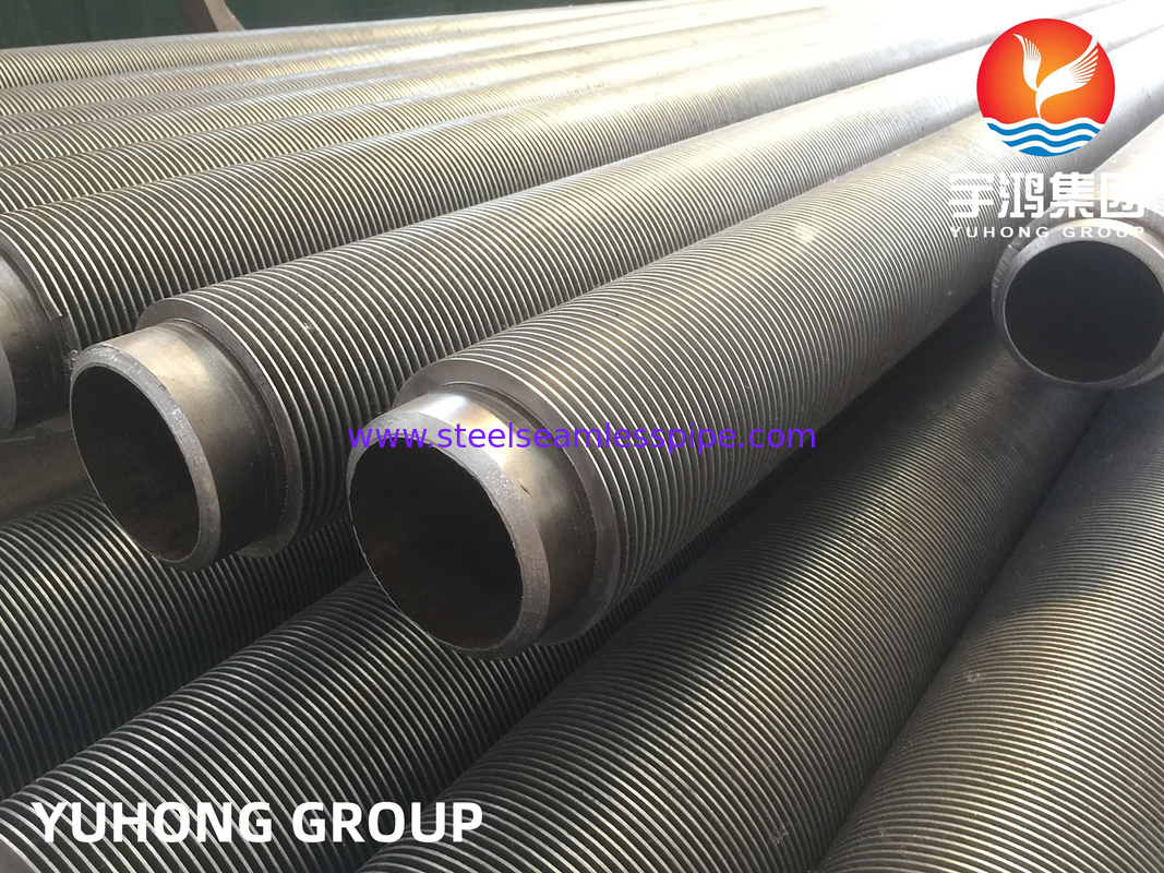 ASTM A312 TP316L Stainless Steel Fin Pipe HFW Type With SS316l Fin For Economizer