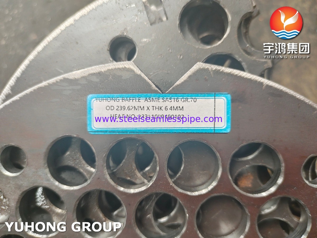 ASTM B171 C71500 Copper Nickel 70/30 Tube Sheet for Shell-and-Tube Heat Exchangers