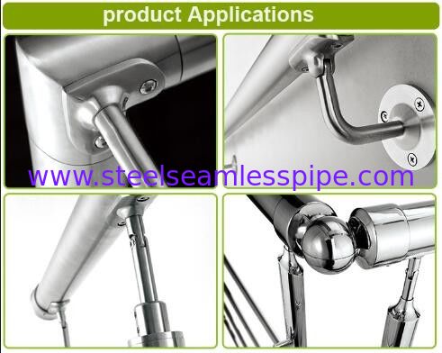 Stainless steel fittings（Pasamanos y Barandas） for Handrail Bracket Glass Tube Stair system SS201 SS304 SS316