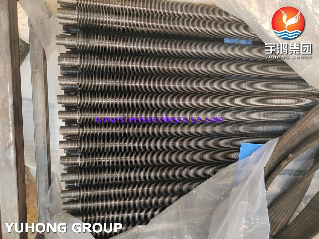 ASTM A179 Carbon Steel Seamless Tube Aluminiun Fin G Type Fin Tube For HRSG System