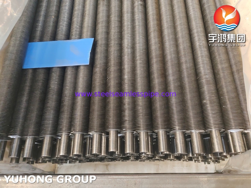 ASTM A179 Carbon Steel Seamless Tube Aluminiun Fin G Type Fin Tube For Dry Cooler Tower