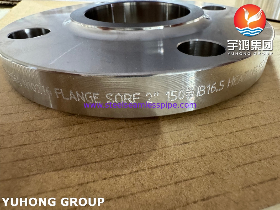 ASTM B564 UNS N10276 Nickel Alloy Slip On Flange / Hastelloy C276 SORF Flange