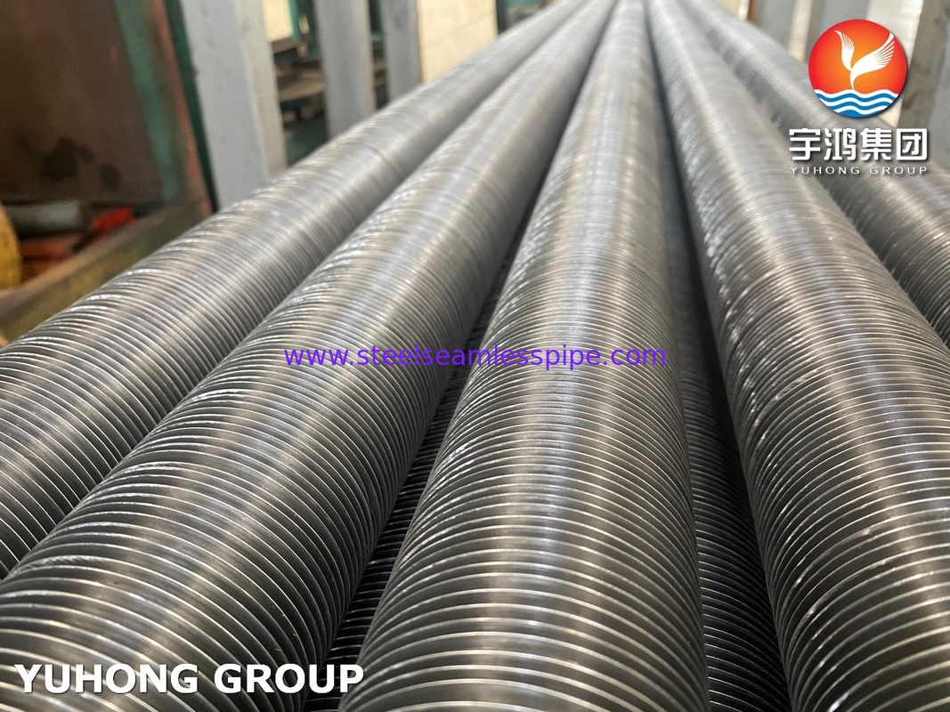 High Frequency Welding ASTM A106 Gr.B Carbon Steel Fin Pipe For Heater