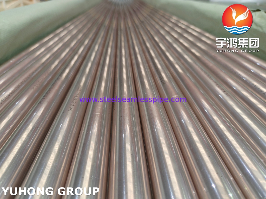 ASTM B111 C70600 Seamless Tubes Eddy Current Tested for Heat Exchanger Marine & Petrochemical Industry