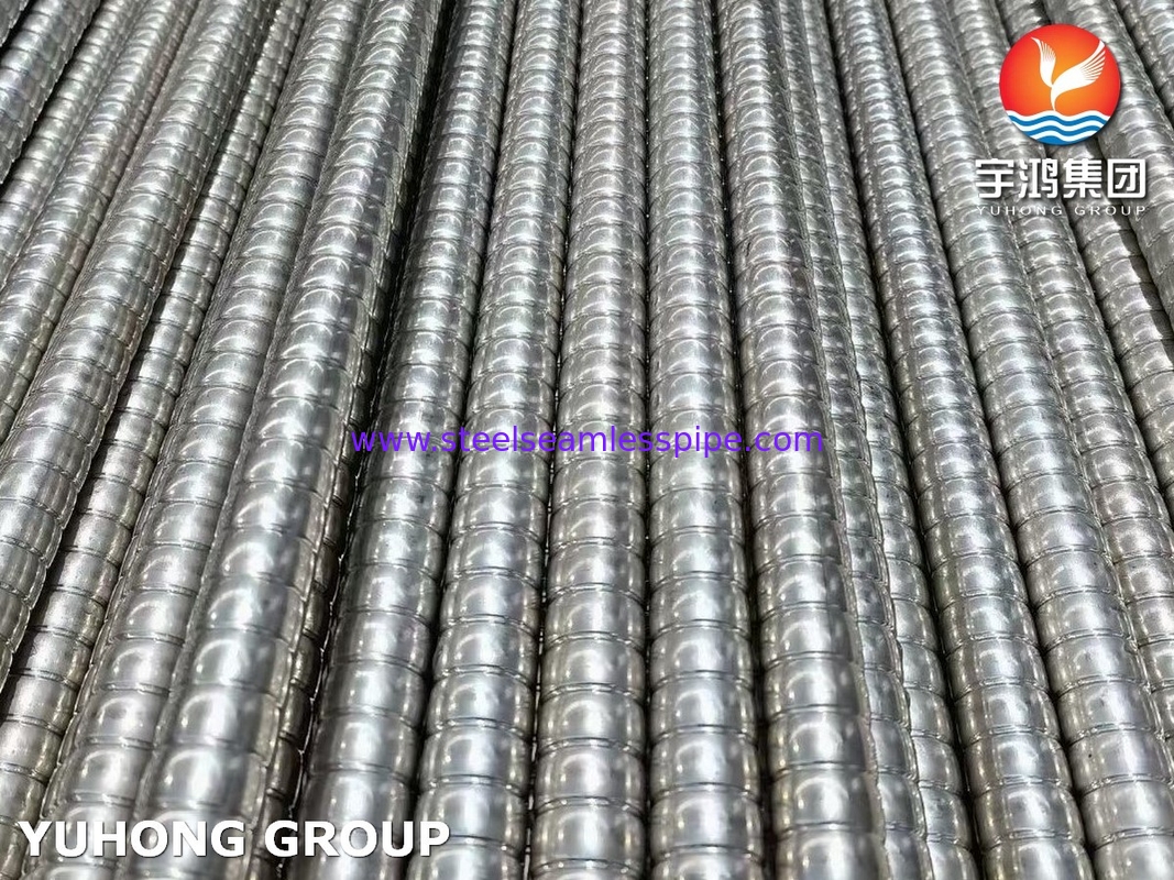 ASME SA312 / ASTM A312 TP310S Corrugated Fin Tube For Heat Exchanger
