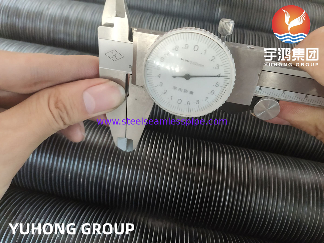 ASME SA179 Fin Tube Embedded Type With A1060 Aluminum Fins Pull Test Pass
