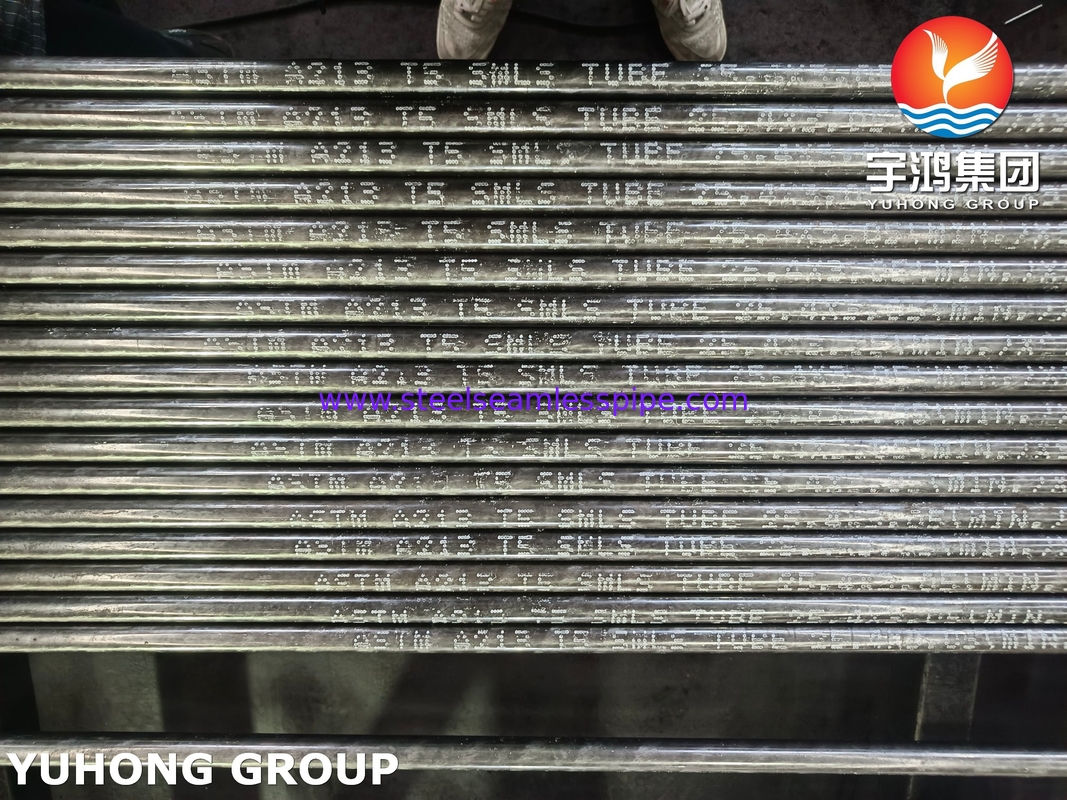 ASTM A213 / ASME SA213 T5 Alloy Steel Tubes for Boiler Heat Exchanger Application