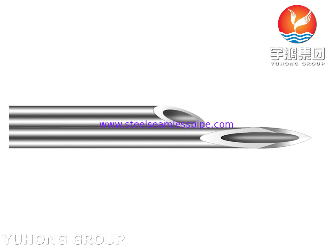 30G SUS304 Stainless Steel Dental Needle Tube , Double End Bevelled Tip , 0.3*36MM