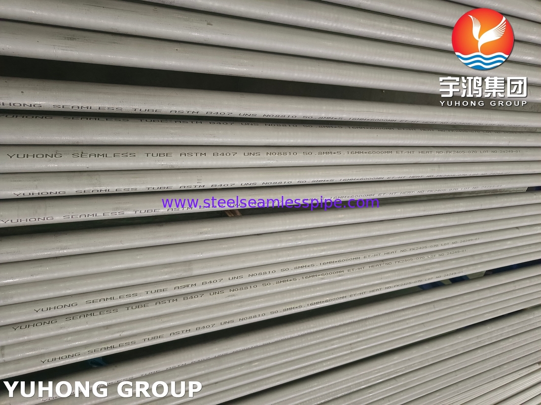 ASTM B407 UNS N08810 Cold Drawn Tube Resistance In Sulfide And Chloride Environments