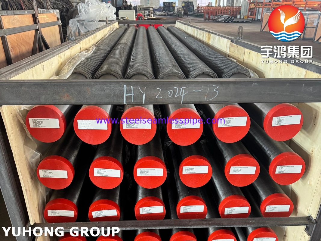ASTM A335 P11 Alloy Steel High Frequency Welding Serrated Fin Tube For HRSG And Boiler