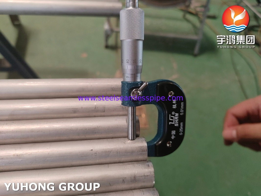 ASME SA789 / ASTM A789 S32750 Duplex Stainless Steel Seamless Tube for Heat Exchanger , Chemical Application
