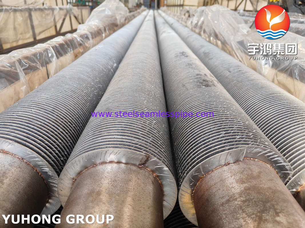 ASTM A335 P22 Ferritic Alloy Steel Hight Frequency Welding Fin Tube For Heat Transfer