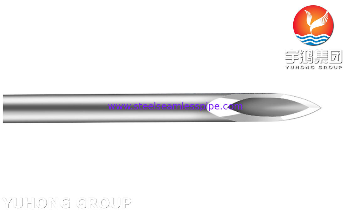 ISO9626 SUS304 Insulin Needle , Five-bevel Tip Needle Tube For Diabetes Treating