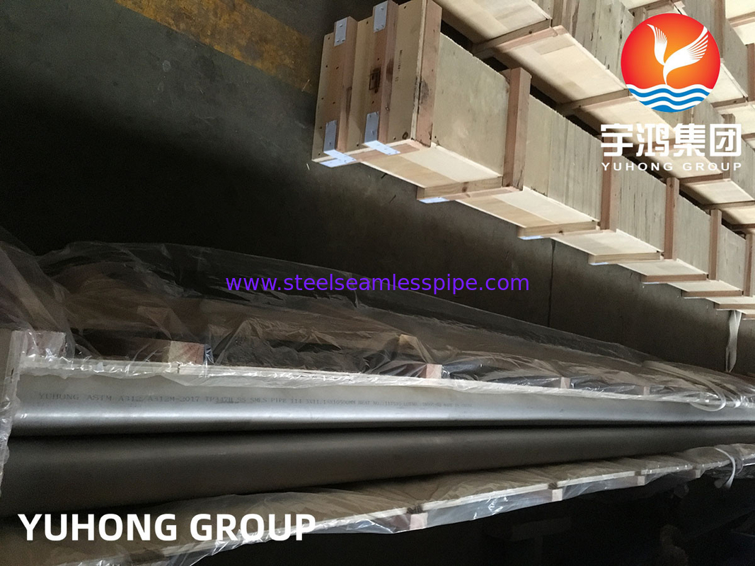 ASTM A312 / ASME SA312 TP347H Stainless Steel Seamless Pipe For Boiler Chemical Industry