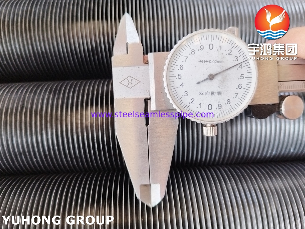 ASTM A213 T5 Alloy Steel Seamless Tube With Al1060 Fin Strip Fin Tube For Air Cooler