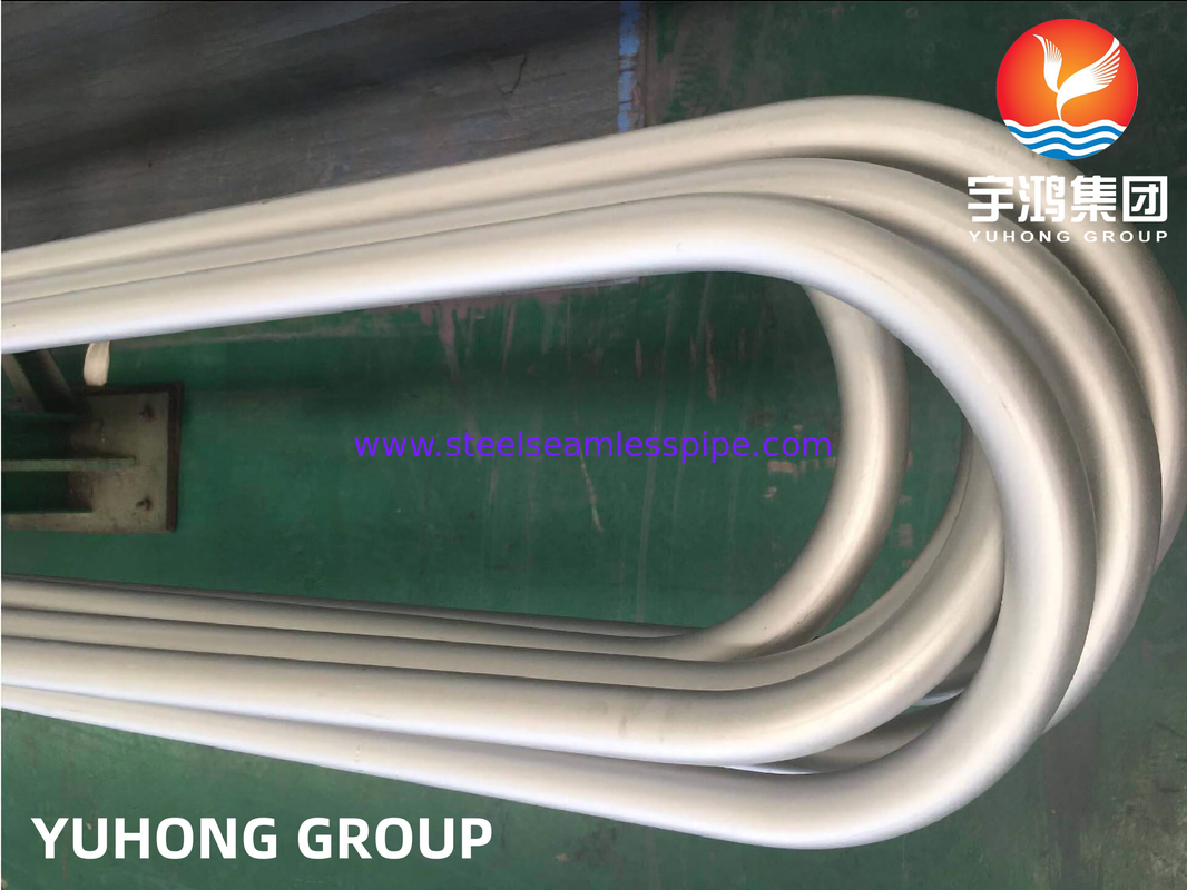 Inconel 625 Nickel Alloy Seamless U Tube ASTM B444 UNS NO8825 For Heat Exchanger