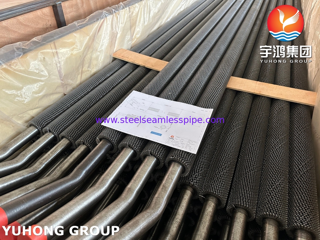 ASTM A213 T11 Alloy Steel Sesmless Tube Serrated HFW Fin Tube For Refinery
