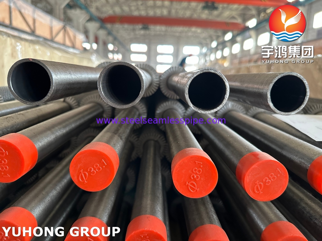 ASTM A213/ ASME SA213 T22 HFW Serrated Fin Tube Two Ports Can Be U Bend For Heat Recovery Steam Generator