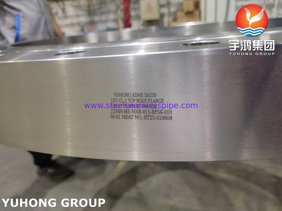 ASTM A350 / ASME SA350 LF2 Class 1 Alloy Steel Forged Flange B16.5 For Low Temperature
