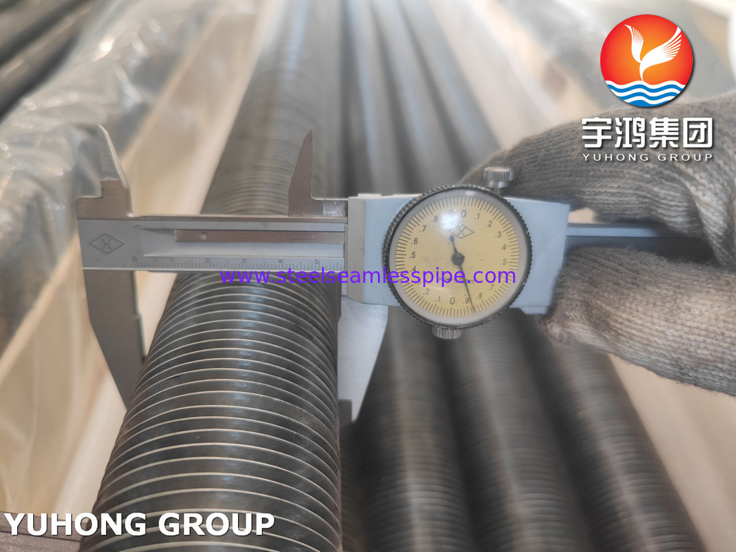ASTM A179 Carbon Steel Fin Tube, L Type Fin Tube, With Aluminium Strip For Air Cooler