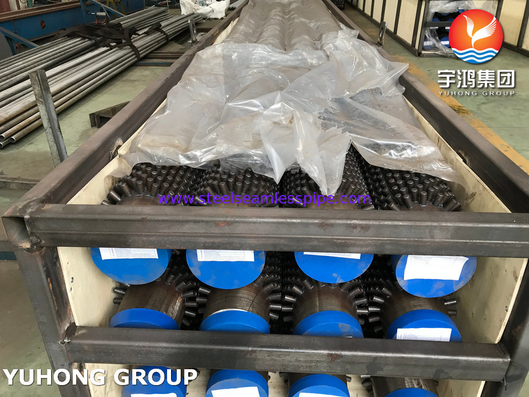 ASTM A335 P9 Alloy Steel Seamless Pipe, Studded Fin Tube, For Furcane Tube Application